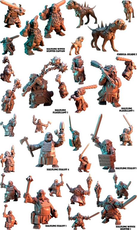 HALFLINGS THE WITCH HUNTERS, de Miniaturas Ezipion, en Kickstarter HALFLINGS THE WITCH HUNTERS, de Miniaturas Ezipion, en Kickstarter