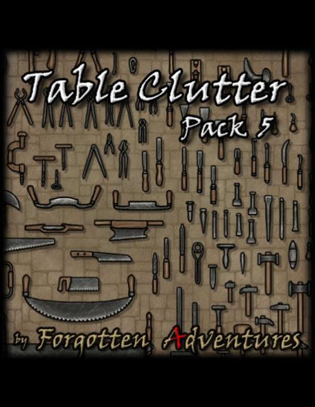 Table Clutter - Pack 5, de ForgottenAdventures Table Clutter - Pack 5, de ForgottenAdventures