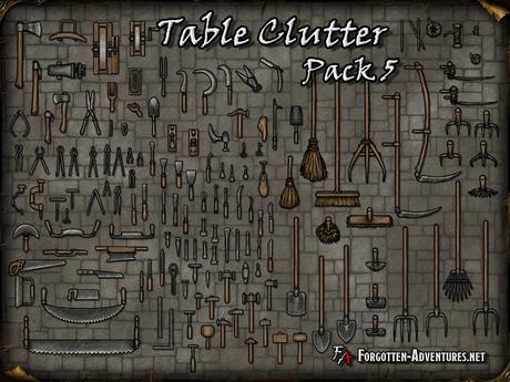 Table Clutter - Pack 5, de ForgottenAdventures
