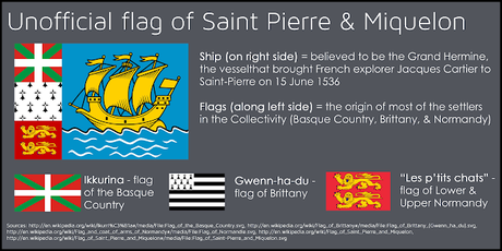 Mapa de los naufragios en San Pedro y Miquelón