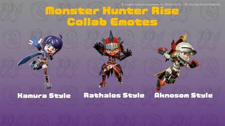 Ninjala lanza su colaboración con Monster Hunter Rise hoy