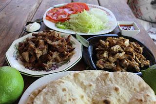 Durum doner kebab de pollo