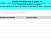 Obtén manera automática datos contacto sitio utilizando Google Sheets