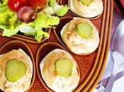 Huevos rellenos tomates secos anchoas