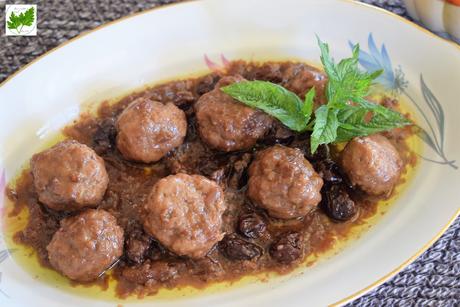 Albóndigas en Salsa de Frambuesas