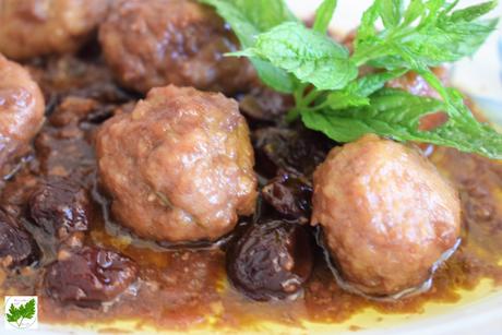 Albóndigas en Salsa de Frambuesas