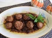 Albóndigas Salsa Frambuesas