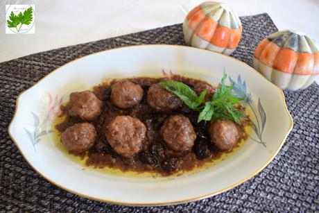 Albóndigas en Salsa de Frambuesas