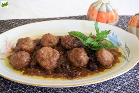 Albóndigas en Salsa de Frambuesas