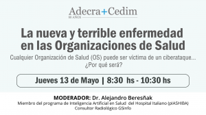 ADECRA+CEDIM ORGANIZARÁN UNA JORNADA DE CAPACITACIÓN CONTRA LOS ATAQUES INFORMÁTICOS