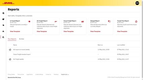 DHL Global Forwarding, Freight: myDHLi aumenta sus reservas online un 56% DHL Global Forwarding, Freight: myDHLi aumenta sus reservas online un 56%
