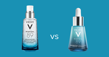 Comparación de fracciones probióticas Vichy Mineral 89 vs Vichy Mineral 89