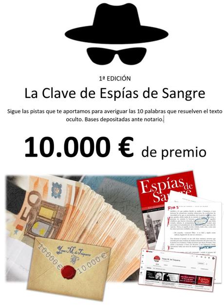 ‘Espías de Sangre’, la novela innovadora que premia a sus lectores con 10.000 euros