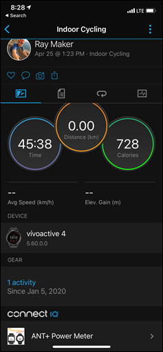 How To Use a Cycling Power Meter With a Garmin Vivoactive or Venu Watch