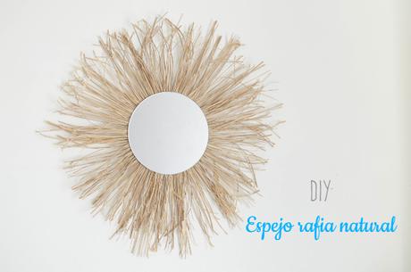 DIY: Espejo de rafia natural