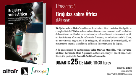 Presentación 'Brújulas sobre África' en Barcelona el próximo 25 de Mayo