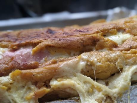 Torta de Maduro con Queso y Jamon