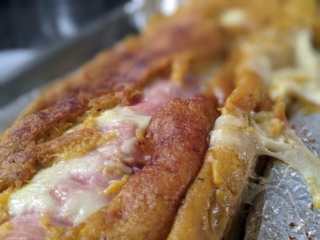 Torta de Maduro con Queso y Jamon