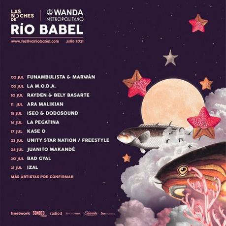 Las Noches de Río Babel: programación de conciertos en el Wanda Metropolitano