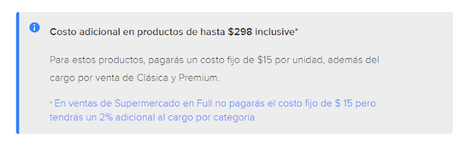 MercadoLibre México : Calcular el costo de comisión  por venta