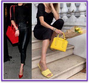 Un look monocromático puede dar mucho juego si le añadimos color en los accesorios. Guía práctica para saber elegir bien tu bolso