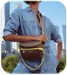 El bolso es volumen que añadimos a nuestra silueta. Imagen de la web de Michael Kors Guía práctica para saber elegir bien tu bolso