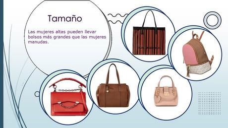 Elegir bien el tamaño es imortante Guía práctica para saber elegir bien tu bolso