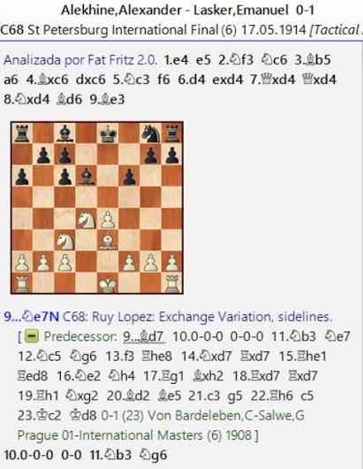 Lasker, Capablanca y Alekhine o ganar en tiempos revueltos (39)