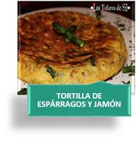 TORTILLA DE ESPÁRRAGOS Y JAMÓN TORTILLA DE ESPÁRRAGOS Y JAMÓN