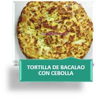 TORTILLA DE BACALAO CON CEBOLLA Y AJO TORTILLA DE BACALAO CON CEBOLLA Y AJO