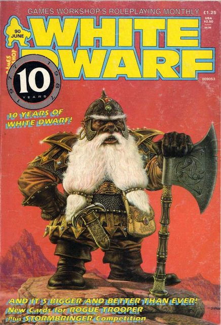 La figura conmemorativa de los 10 años de la White Dwarf (1987)