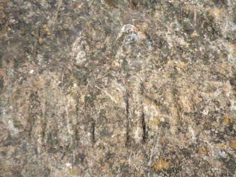 Piedra escrita en la Sierra Norte de Guadalajara