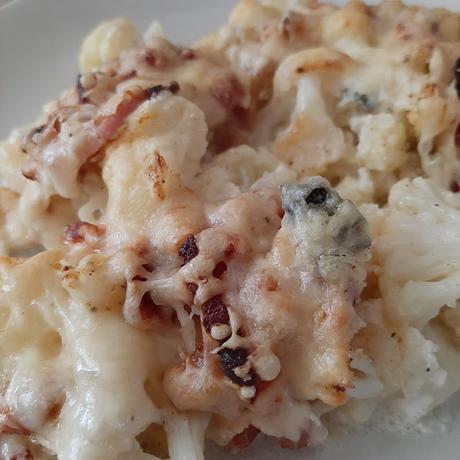 COLIFLOR CON BACON AL GORGONZOLA