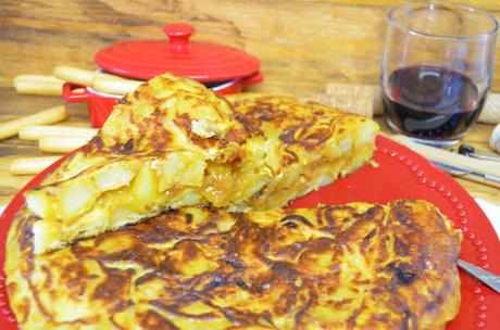 Las delicias de Mayte, recetas saludables, recetas, tortilla con cebolla caramelizada, tortilla española con cebolla caramelizada, receta, recetas de cocina, tortilla con cebolla caramelizada recetas, tortilla con cebolla,