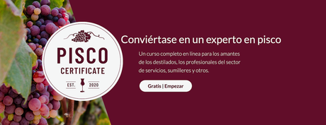 PiscoLogía anuncia lanzamiento de Curso Certificado de Pisco en castellano