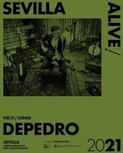 Depedro en concierto en el CAAC