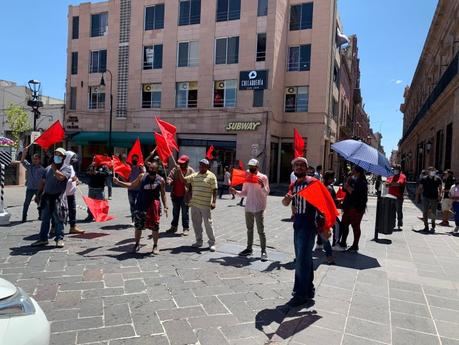 Antorchistas bloquean varias calles del Centro Histórico