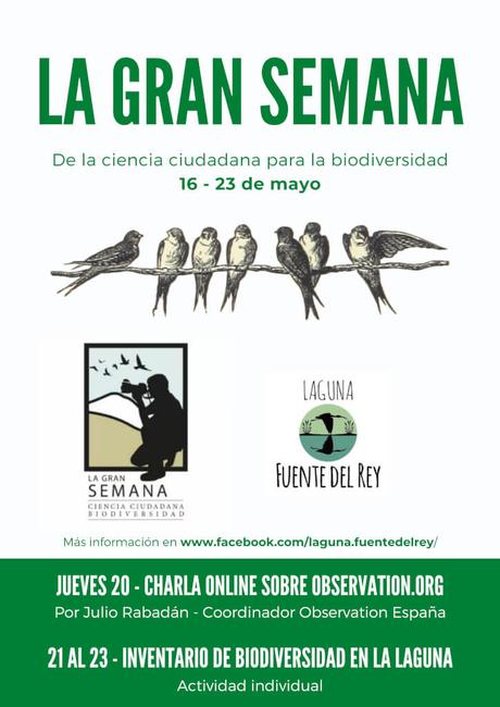 LA LAGUNA DE FUENTE DEL REY SE SUMA A LA GRAN SEMANA DE LA CIENCIA CIUDADANA