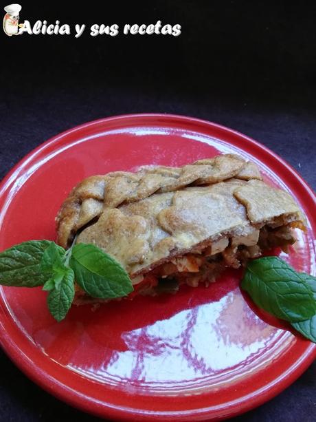 EMPANADA GRIEGA DE BERENJENA Y FETA