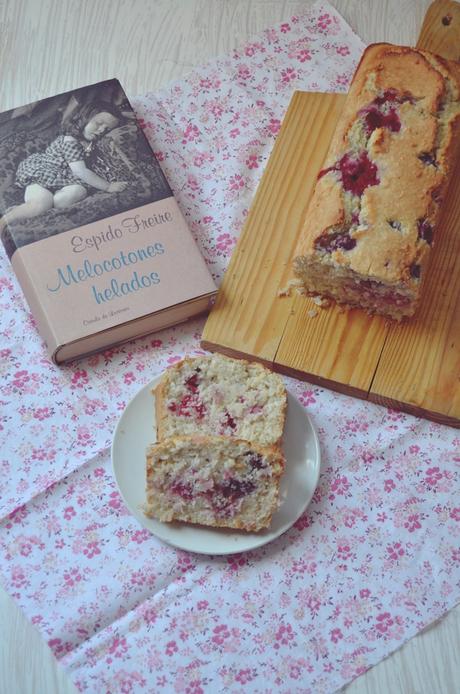 Bizcocho de coco y frambuesas sin gluten y sin lactosa Bizcocho de coco y frambuesas sin gluten y sin lactosa