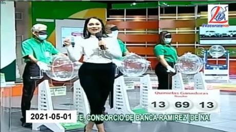 Presentadora asegura suspendido director de Lotería planificó fraude en sorteo 1 de mayo.