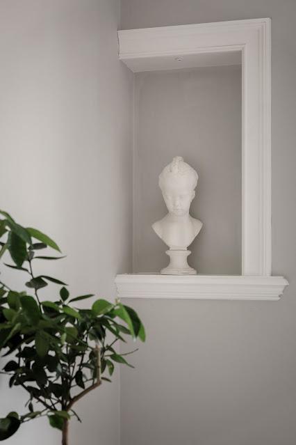 Minipiso con decoración en tonos blancos Minipiso con decoración en tonos blancos
