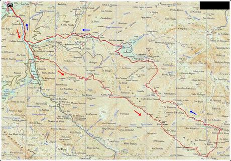 Espinaréu-Llanoriu-Les Vízcares-Piedrafita-La Estaca-Llivís