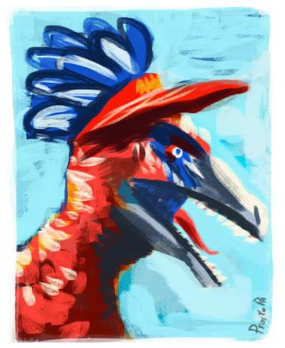 Los retratos mesozoicos de Dinara Galieva