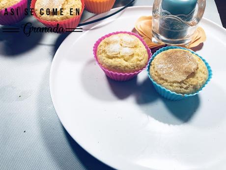 Magdalenas de limón sin gluten y sin lactosa