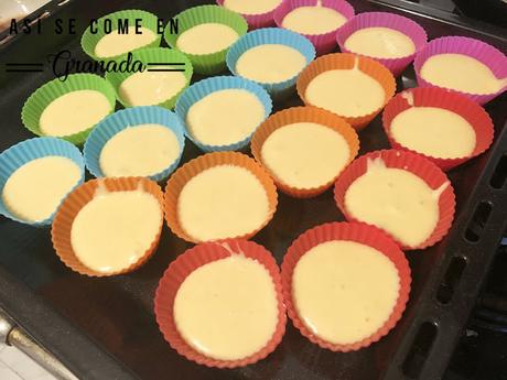 Magdalenas de limón sin gluten y sin lactosa