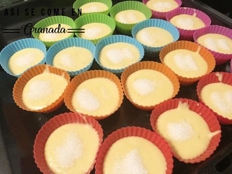 Magdalenas de limón sin gluten y sin lactosa