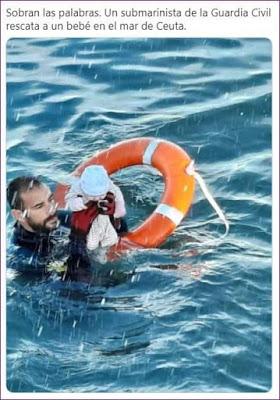 La tragedia de Gaza y el abrazo de Luna en la crisis de Ceuta. La tragedia de Gaza y el abrazo de Luna en la crisis de Ceuta.