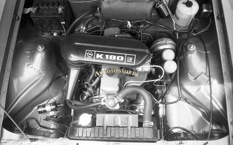 El Opel K 180 no tuvo un motor Chevrolet de 6 cilindros cortado