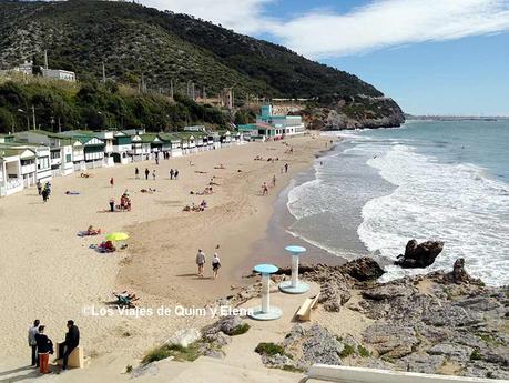 Playa del Garraf, panorámica